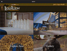 Tablet Screenshot of lexingtonhoteljacksonhole.com